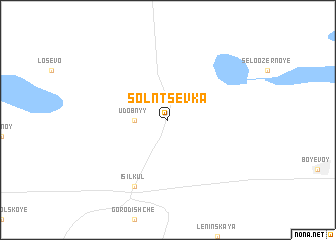 map of Solntsevka
