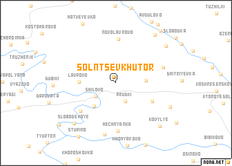 map of Solntsev Khutor