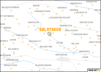 map of Solntsevo