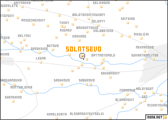 map of Solntsevo