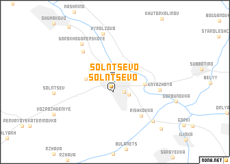 map of Solntsevo