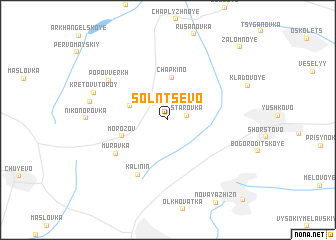 map of Solntsevo