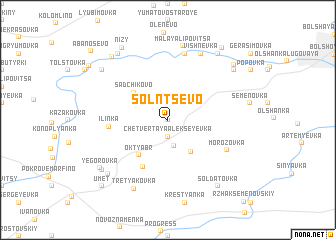 map of Solntsevo