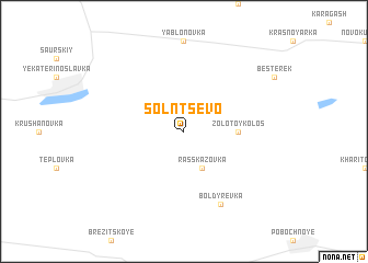 map of Solntsevo