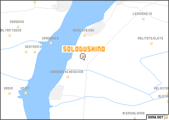 map of Solodushino