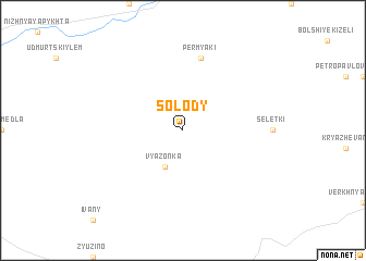 map of Solody