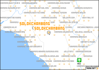 map of Solok Chambang