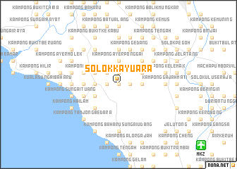 map of Solok Kayu Ara