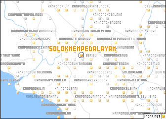 map of Solok Mempedal Ayam