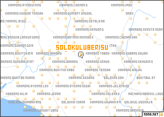 map of Solok Ulu Berisu