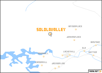 map of Solola Valley