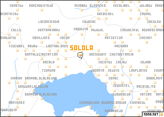 map of Sololá