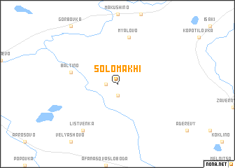 map of Solomakhi