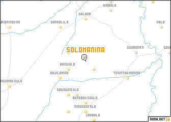 map of Solomanina