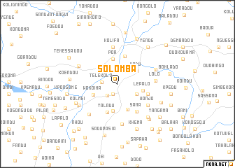 map of Solomba