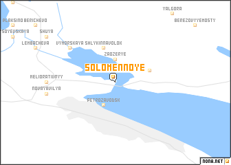 map of Solomennoye