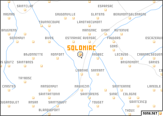 map of Solomiac