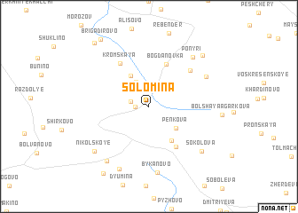 map of Solomina