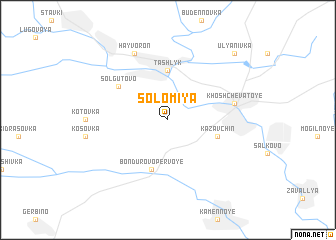 map of Solomiya