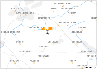 map of Solomki