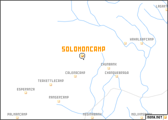 map of Solomon Camp