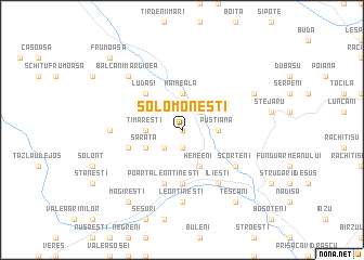 map of Solomoneşti