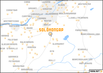 map of Solomon Gap