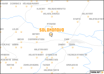 map of Solomonovo