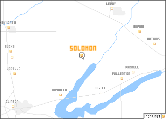 map of Solomon