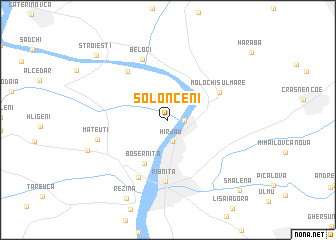 map of Solonceni