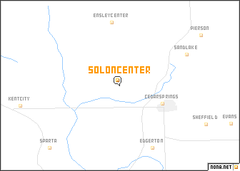 map of Solon Center