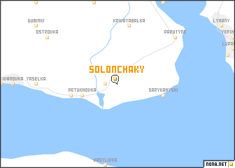 map of Solonchaky