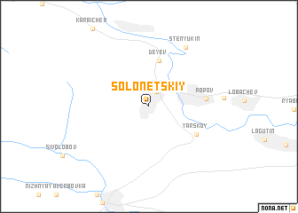 map of Solonetskiy