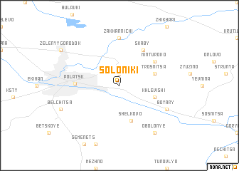 map of Soloniki