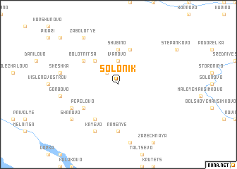 map of Solonik