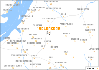 map of Solonkoré