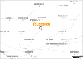 map of Solonovka