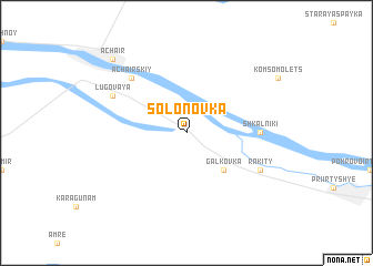 map of Solonovka