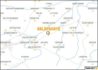 map of Solonskoye