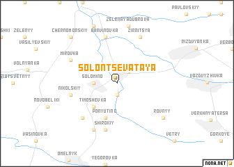 map of Solontsevataya