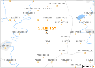 map of Solontsy