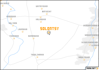 map of Solontsy