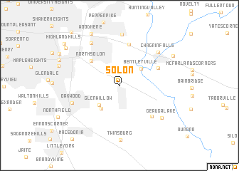 map of Solon