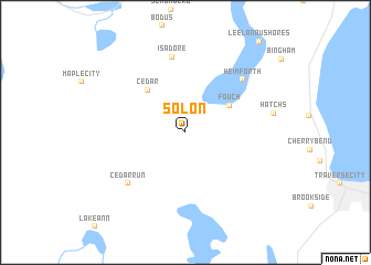 map of Solon