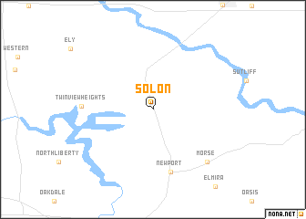 map of Solon