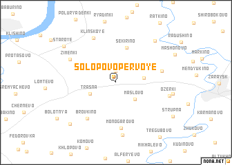 map of Solopovo Pervoye