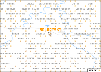 map of Solopysky