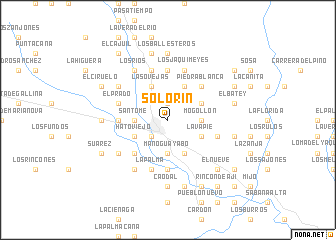 map of Solorín