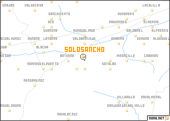 map of Solosancho