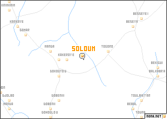 map of Soloum
